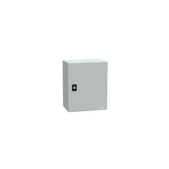 Schneider Electric Thalassa PanelSet PLM - Wall-mounting encl. polyester monobloc IP66 H308xW255xD160mm+metal mount.plate - NSYPLM3025PG