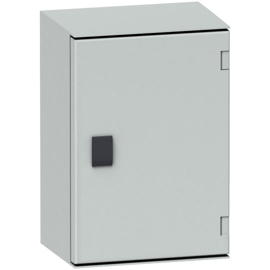 Schneider Electric Thalassa PanelSet PLM - Polycarbonate enclosure 310x215x160 with metal chassis - IP66 RAL 7035 - NSYPLM32PG