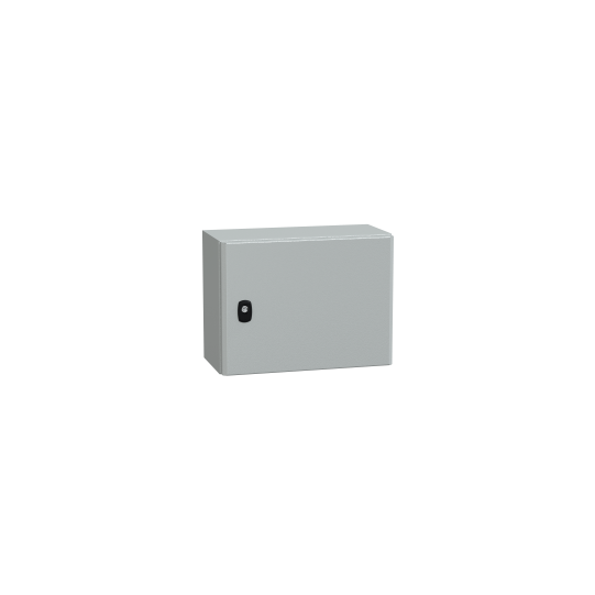 Schneider Electric Spacial Spacial S3D plain door with mount.plate. H300xW400xD200 IP66 IK10 RAL7035. - NSYS3D3420P