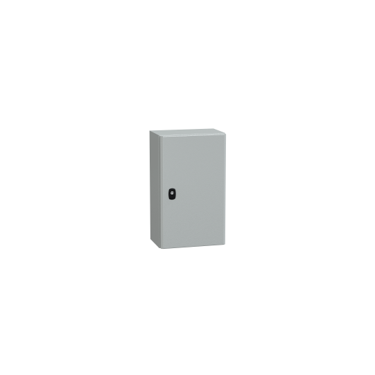 Schneider Electric Spacial Spacial S3D plain door w/o mount.plate. H500xW300xD200 IP66 IK10 RAL7035. - NSYS3D5320