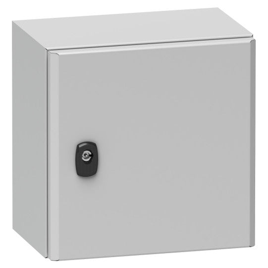 Schneider Electric SCHNEIDER Spacial S3D plain door w/o mount.plate. H800xW600xD250.IP66 IK10 RAL7035. - NSYS3D8625