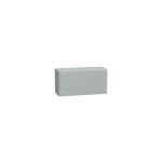 Schneider Electric Spacial Metal industrial box plain door H150xW300xD120 IP66 IK10 RAL 7035 - NSYSBM153012