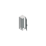 Schneider Electric Spacial Spacial SF enclosure with mounting plate - assembled - 1200x600x400 mm - NSYSF12640P