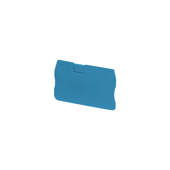 Schneider Electric Linergy END COVER, 2PTS, 2,2MM WIDTH, BLUE, FOR SPRING TERMINALS NSYTRR22, NS - NSYTRACR22BL