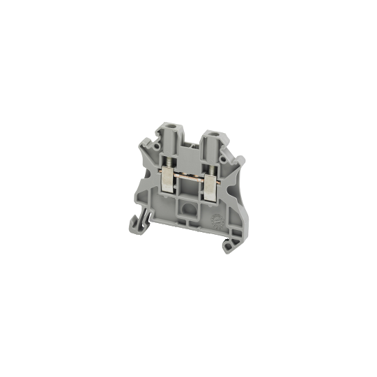 Schneider Electric Linergy Borne à vis - passant - 2 points - 2,5mm² - gris - NSYTRV22
