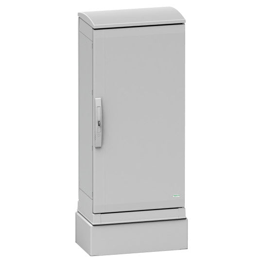 Schneider Electric Thalassa Polyester glassreinf. plinth for encl. PLAZ(T)53 front opening IP44-IK10 RAL7035 - NSYZZ253G