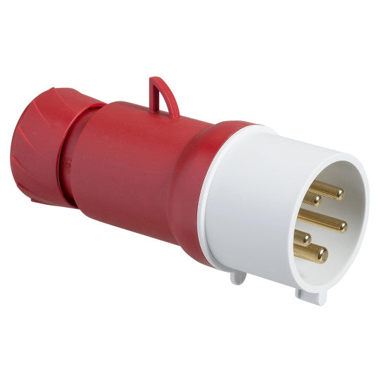 Schneider Electric PratiKa ((*)) PratiKa wander plug - straight - 32 A - 3P + N + E - 380...415 V AC - IP44 - PKE32M435