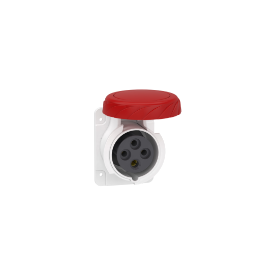 Schneider Electric PratiKa PratiKa socket - screw - straight - 16A - 3P + E - 380...415 V AC - panel - PKF16G734