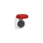 Schneider Electric PratiKa PratiKa socket - screw - straight - 16A - 3P + E - 380...415 V AC - panel - PKF16G734