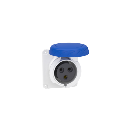 Schneider Electric PratiKa PratiKa socket - screw - straight - 32A - 2P + E - 200...250 V AC - panel - PKF32G723