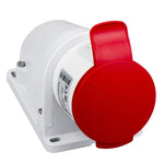 Schneider Electric PratiKa PratiKa socket - screw - angled - 32A - 3P + N + E - 380...415 V AC - wall - PKF32W435