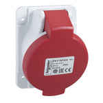 Schneider Electric PratiKa PratiKa socket - fast - angled - 32A - 3P + E - 380...415 V AC - panel - PKY32F434