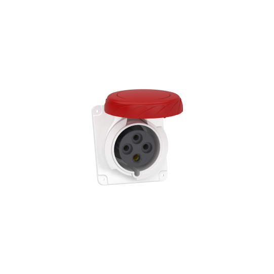 Schneider Electric PratiKa PratiKa socket - fast - angled - 32A - 3P + E - 380...415 V AC - panel - PKY32F734