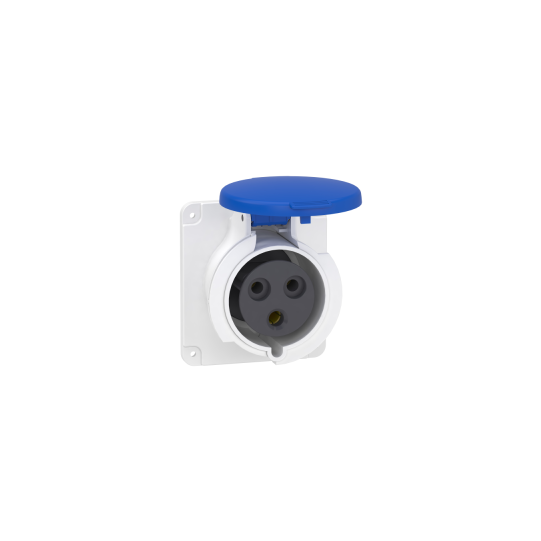 Schneider Electric PratiKa PratiKa socket - fast - straight - 32A - 2P + E - 200...250 V AC - panel - PKY32G423