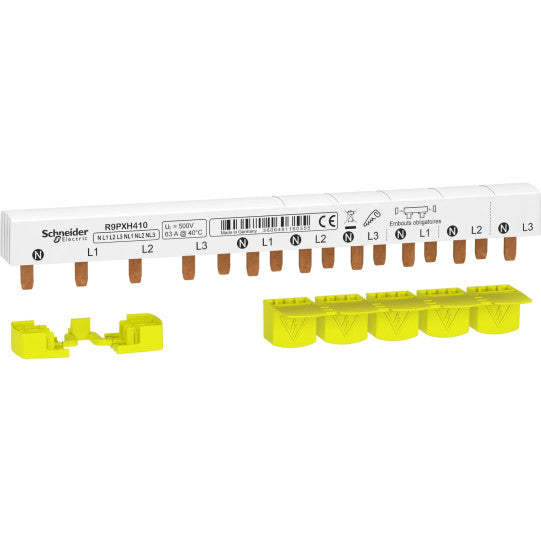 Schneider Electric Resi9 Resi9 XP - comb busbar - 3L+N - 18mm pitch - 10 modules - 63 A - R9PXH410