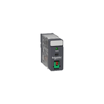 Schneider Electric SCHNEIDER Interface plug-in relay, 10 A, 1 CO, lockable test button, LED, 24 V AC - RXG12B7