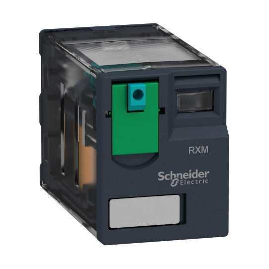 Schneider Electric SCHNEIDER Miniature plug-in relay, 12 A, 2 CO, 24 V DC - RXM2AB1BD