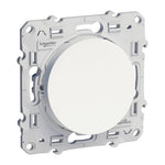 Schneider Electric Odace Odace, switch 1-pole 2-way, 10 AX, white lightable - S520204