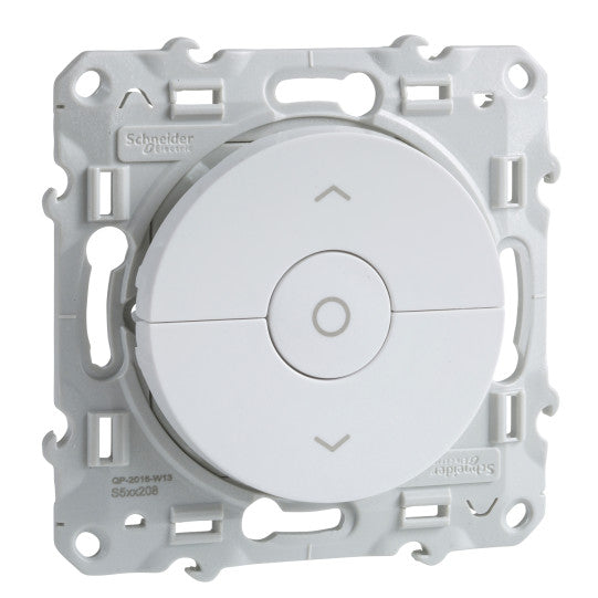 Schneider Electric Odace Odace, rocker switch, 3 positions, 6 AX, white - S520208