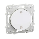 Schneider Electric Odace Odace, two way switch fan control VMC, 10 AX, white - S520233