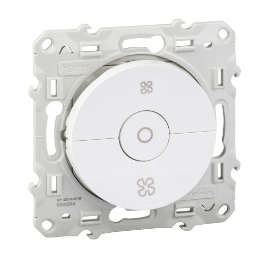 Schneider Electric Odace Odace, switch 1-pole 2-way, 6 AX, white - S520243