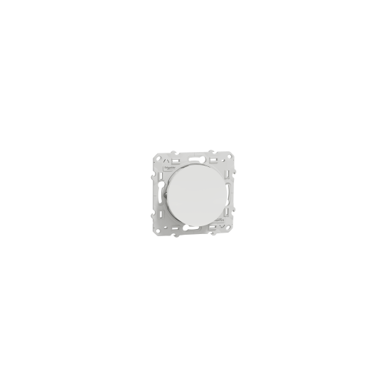 Schneider Electric Odace Odace, push-button, 10 A, white luminous - S520276