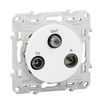 Schneider Electric Odace Odace, TV/SAT/R socket, white - S520461