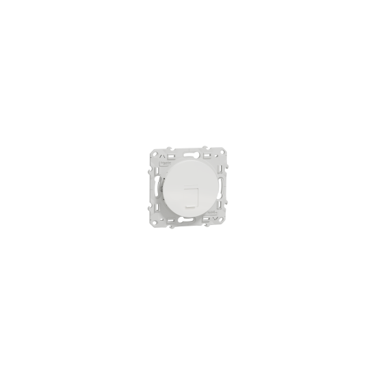 Schneider Electric Odace Odace, data socket, 1 socket, RJ45 cat.6a STP, white - S520477