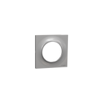 Schneider Electric Odace Cover frame, Odace Styl, 1 gang, aluminium - S520702E