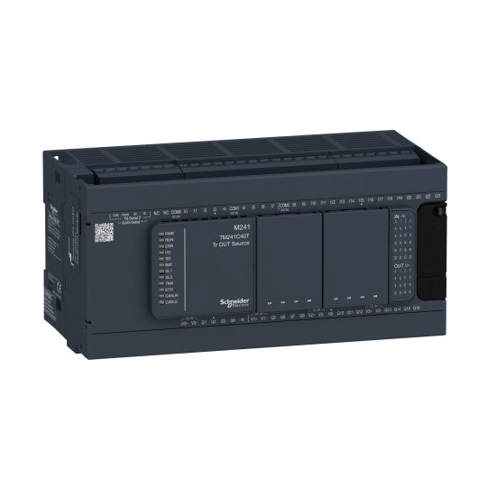 Schneider Electric SCHNEIDER controller M241 40 IO transistor PNP - TM241C40T