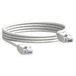 Schneider Electric SCHNEIDER communication cable, 2 x RJ45 male connectors, 1 m length, set of 5 parts - TRV00810