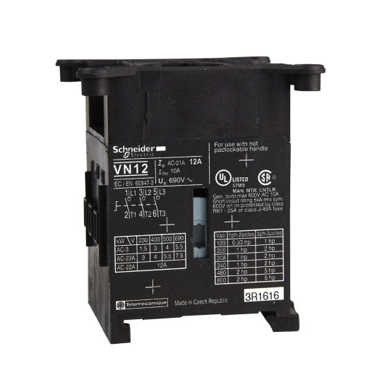 Schneider Electric TeSys TeSys Mini-VARIO - Switch body for switch-disconnector - 3 poles - 20 A - VN20