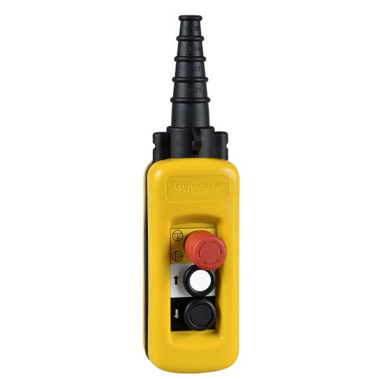 Schneider Electric SCHNEIDER pendant control station XAC-A - 2 pushbuttons 1 Emergency stop - XACA2814