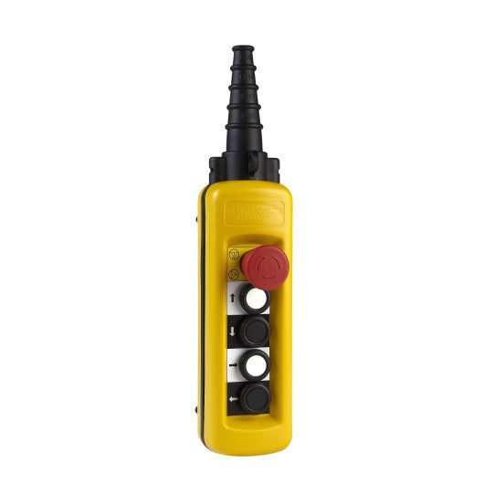 Schneider Electric SCHNEIDER Pendant control station XAC-A - 4 pushbuttons 1 Emergency stop - XACA4814