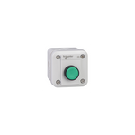 Schneider Electric SCHNEIDER control station XAL-E - 1 flush pushbutton - spring return - green - 1 NO - I - XALE1021
