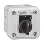 Schneider Electric SCHNEIDER control station XAL-E - selector switch 3 position - I-O-II - white - 2 NO - XALE1333