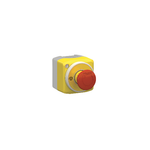 Schneider Electric SCHNEIDER ill. ring with e. stop d40 ttr control box 24V 2 colors white/red fixed 1NO 2NC - XALK178W3B140G