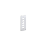 Schneider Electric SCHNEIDER Plastron percé - XAP-E - métallique - 5 perçages horizontaux - XAPE305