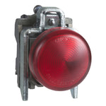 Schneider Electric SCHNEIDER Harmony XB4 - ATEX D, Pilot light, metal, red, Ø22, plain lens with integral LED, 24 V AC/DC, ATEX - XB4BVB4EX