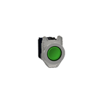 Schneider Electric SCHNEIDER Harmony XB4, Illuminated push button flush mounted, metal, green, Ø30, integral LED, 24V AC/DC 1 NO + 1 NC - XB4FW33B5