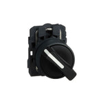 Schneider Electric SCHNEIDER Selector switch, plastic black, Ø22, 2 positions, stay put, 1 NO - XB5AD21