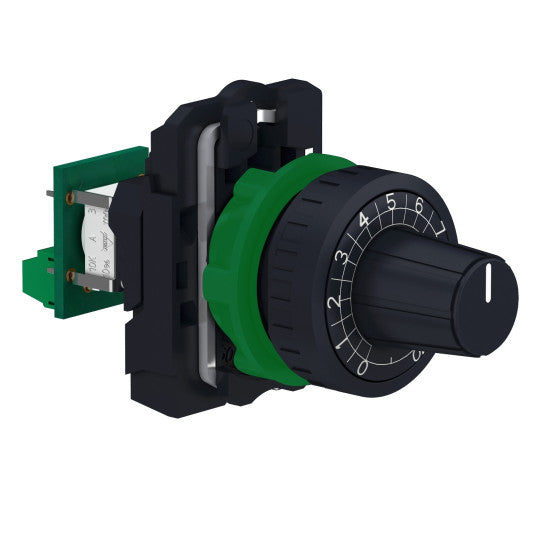 Schneider Electric SCHNEIDER Complete potentiometer, plastic, Ø22, 10K - XB5AD912R10K