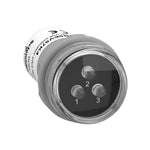 Schneider Electric Harmony XB5 Pilot light 3 phases voltage, indicator with 3 LED, red, green, yellow, 400 V AC - XB5EV57K4