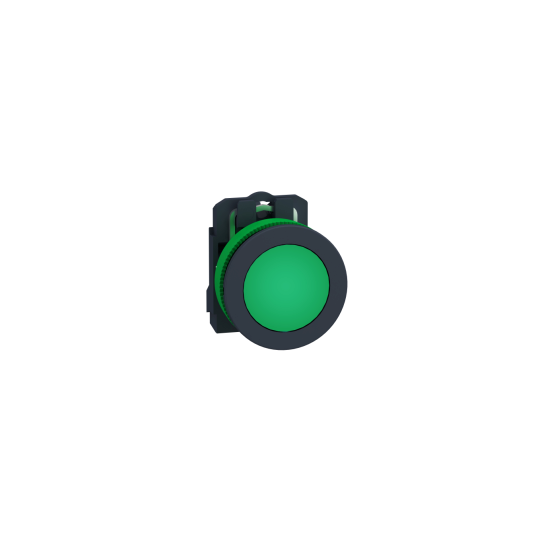Schneider Electric SCHNEIDER FLUSH MOUNTED Pilot light, complete, 110 120V, Green - XB5FVG3