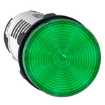 Schneider Electric SCHNEIDER Monolithic pilot light, plastic, green, Ø22, integral LED, 230…240 V AC - XB7EV03MP