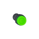 Schneider Electric SCHNEIDER Harmony XB7, Monolithic illuminated push button, plastic, green, Ø22, integral LED, spring return, 24 V AC/DC, 1 NO - XB7NW33B1
