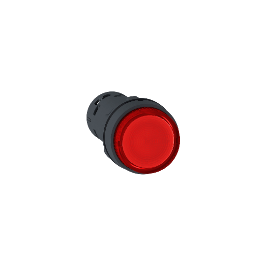 Schneider Electric SCHNEIDER Harmony XB7, Monolithic illuminated push button, plastic, red, Ø22, integral LED, spring return, 230…240 V AC, 1 NO - XB7NW34M1