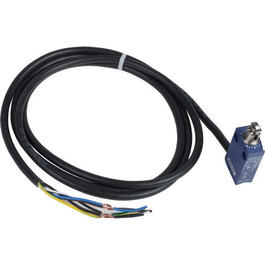 Schneider Electric SCHNEIDER Télémécanique limit switch XCMD - steel roller plunger - 1NC+1NO - snap - 2 m - XCMD2102L2