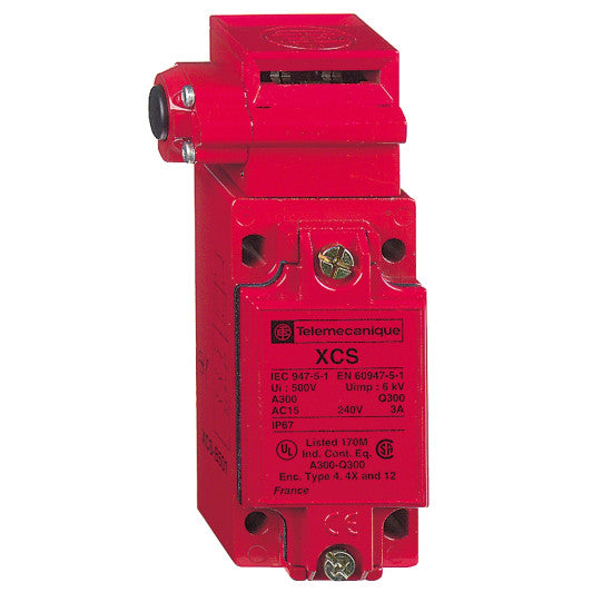 Schneider Electric SCHNEIDER Télémécanique - Metal safety switch XCSB - 2 NC + 1 NO - slow break - 1 entry tapped M20 - XCSB702