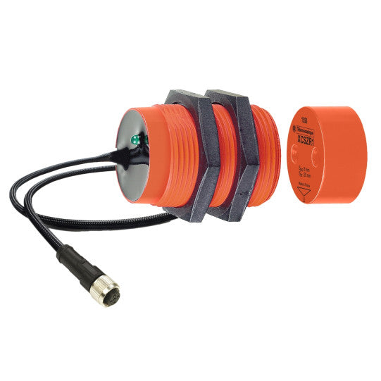 Schneider Electric SCHNEIDER Télémécanique coded magnetic switch XCSDMR - 1 NC + 1 NO - staggered - M12 0.15m - XCSDMR591L01M12